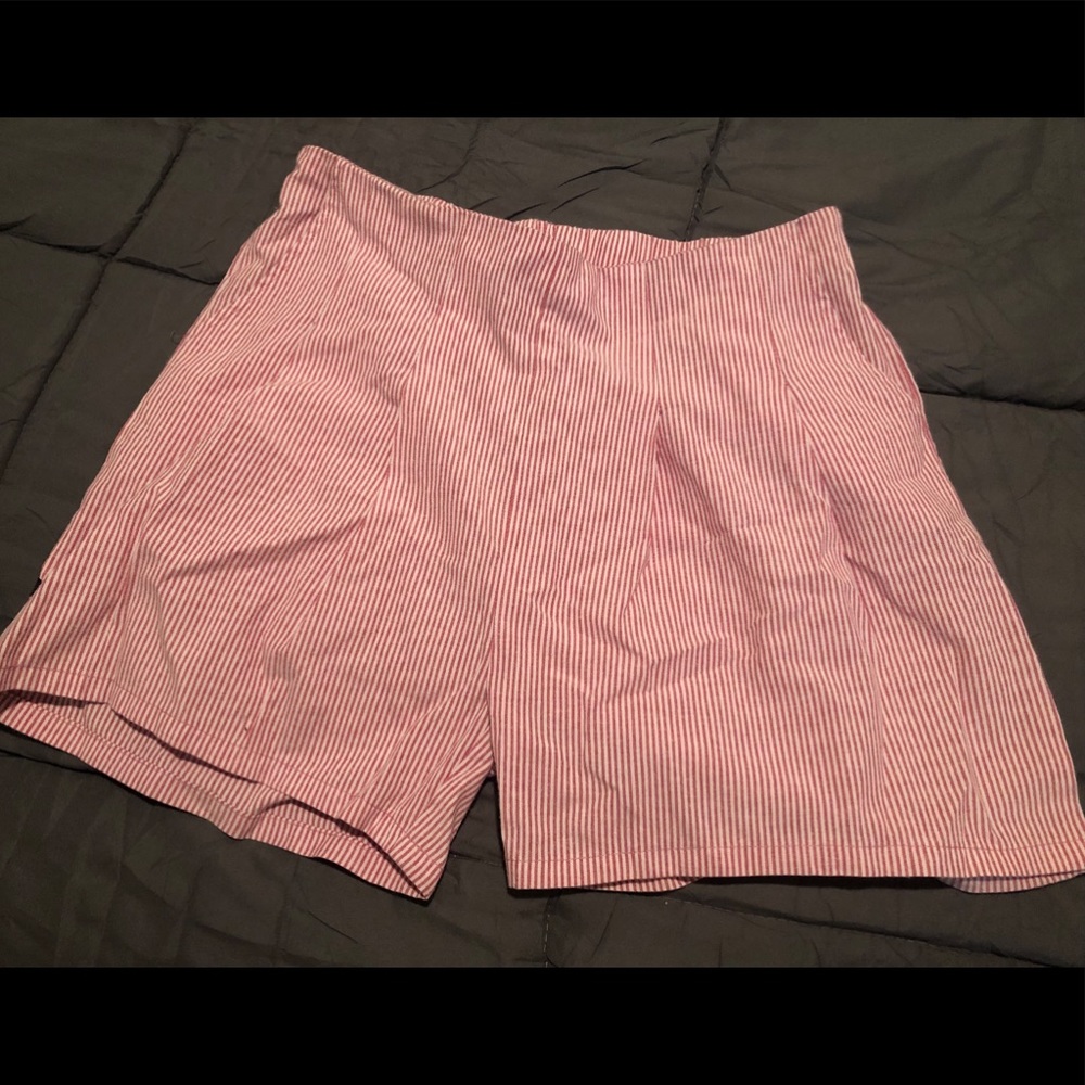 Pinstripe shorts for sale!